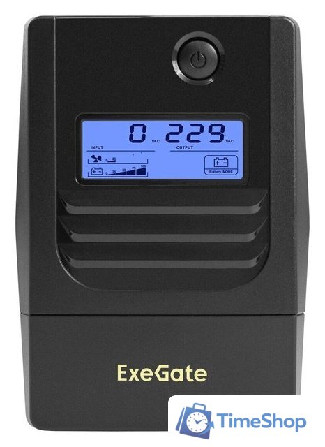 Источник бесперебойного питания ExeGate Smart LB-650.LCD.AVR.2SH.USB - Изображение №3 — Интернет-магазин Time-Shop