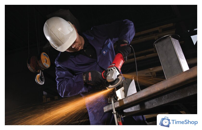 Угловая шлифмашина Milwaukee AGV 17-125 XC [4933449850] - Изображение №7 — Интернет-магазин Time-Shop