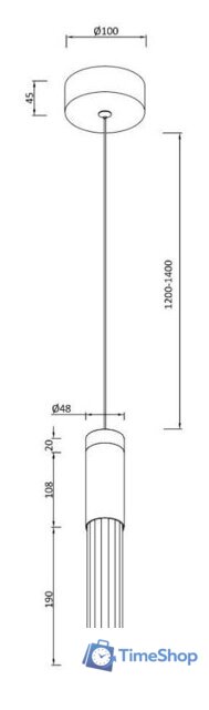 Подвесная люстра Moderli Ran V11393-PL - Изображение №4 — Интернет-магазин Time-Shop