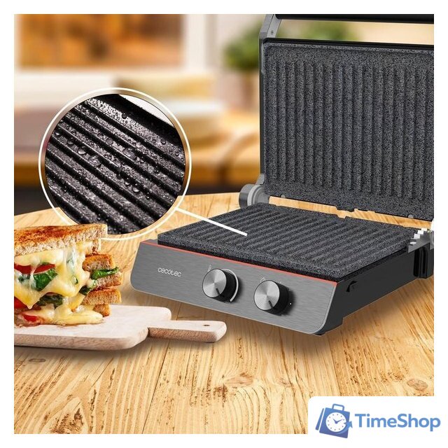 Электрогриль Cecotec Rock'nGrill Blaze Neon 2200 08054 - Изображение №4 — Интернет-магазин Time-Shop