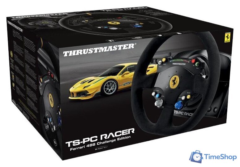 Руль Thrustmaster TS-PC Racer Ferrari 488 Challenge Edition - Изображение №7 — Интернет-магазин Time-Shop