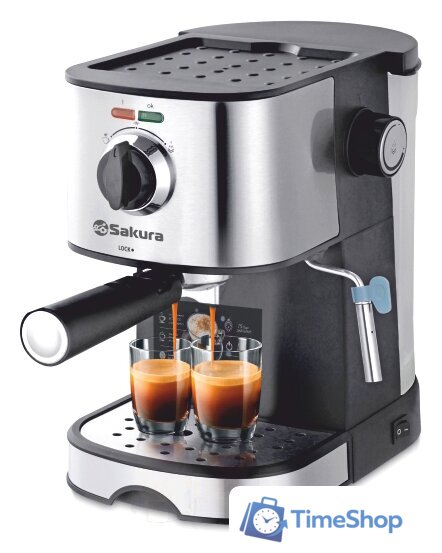 Рожковая кофеварка Sakura SA-6113 - Изображение №1 — Интернет-магазин Time-Shop