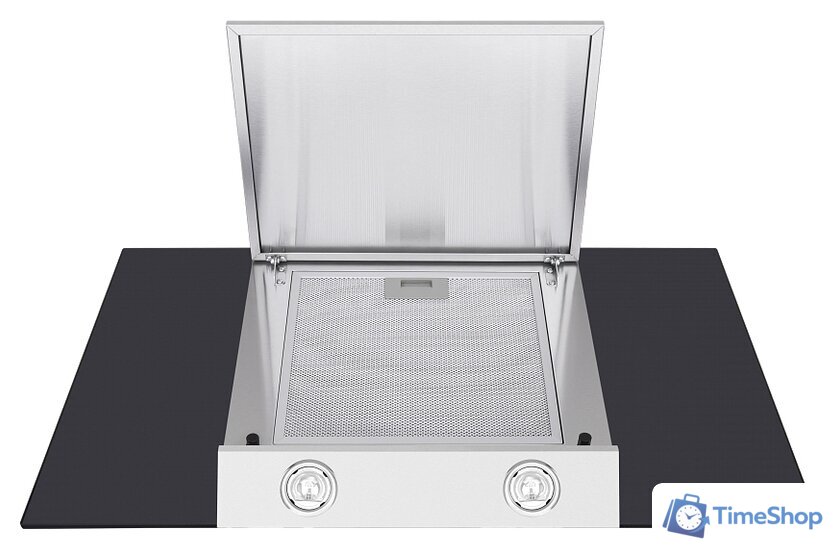 Кухонная вытяжка MAUNFELD Gloria 90 (нержавеющая сталь/черное стекло) - Изображение №4 — Интернет-магазин Time-Shop