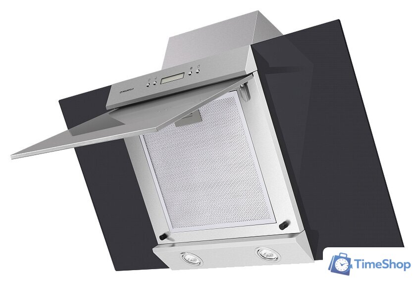 Кухонная вытяжка MAUNFELD Gloria 90 (нержавеющая сталь/черное стекло) - Изображение №12 — Интернет-магазин Time-Shop