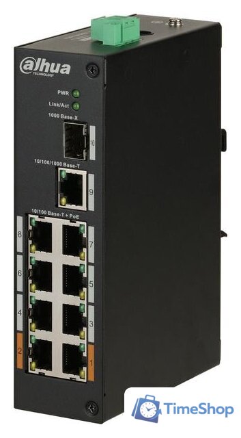 Неуправляемый коммутатор Dahua DH-PFS3110-8ET-96 - Изображение №1 — Интернет-магазин Time-Shop