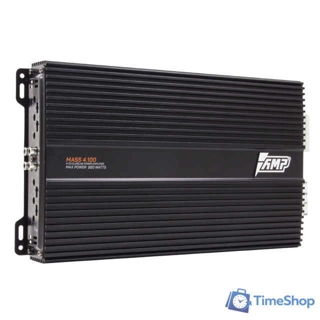 Автомобильный усилитель AMP MASS 4.100 - Изображение №2 — Интернет-магазин Time-Shop