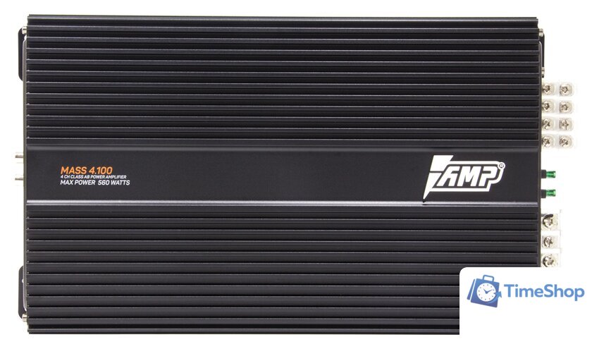 Автомобильный усилитель AMP MASS 4.100 - Изображение №1 — Интернет-магазин Time-Shop