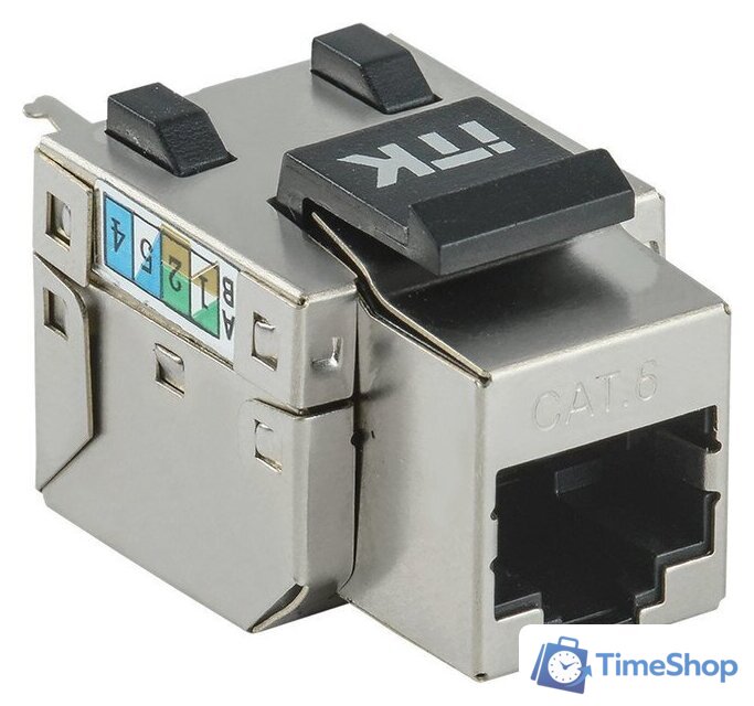 Розетка компьютерная ITK CS1-1C06F-11 - Изображение №1 — Интернет-магазин Time-Shop