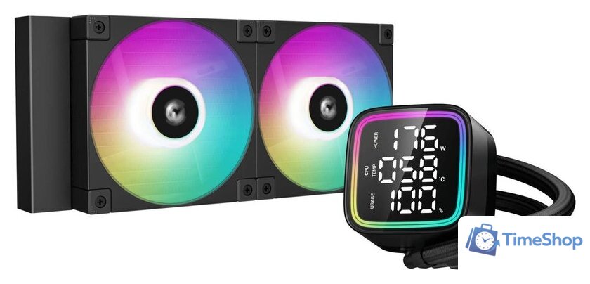 Система жидкостного охлаждения для процессора DeepCool LD240 R-LD240-BKMSN-G-1 - Изображение №1 — Интернет-магазин Time-Shop