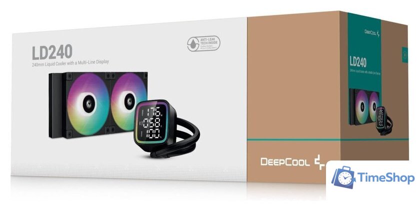 Система жидкостного охлаждения для процессора DeepCool LD240 R-LD240-BKMSN-G-1 - Изображение №6 — Интернет-магазин Time-Shop