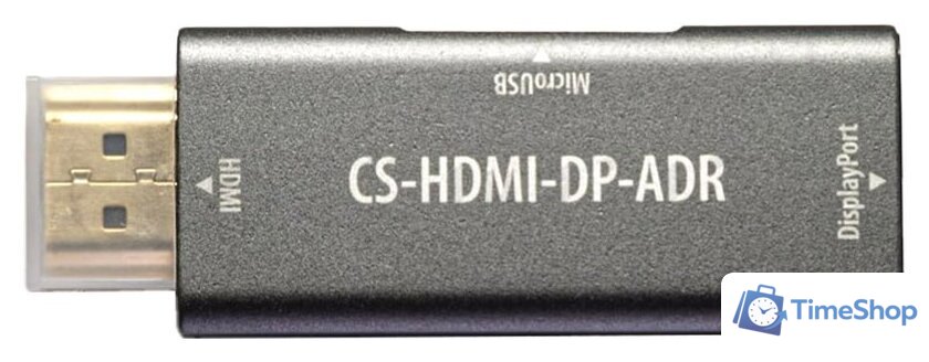 Адаптер CACTUS CS-HDMI-DP-ADR HDMI - DisplayPort (серый) - Изображение №1 — Интернет-магазин Time-Shop