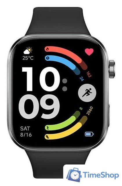 Умные часы Xiaomi Redmi Watch 6 M2523W1 (черный, международная версия) - Изображение №2 — Интернет-магазин Time-Shop