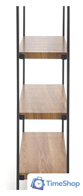 Стеллаж Halmar Bolivar Reg-1 (дуб золотой/черный) - Изображение №3 — Интернет-магазин Time-Shop