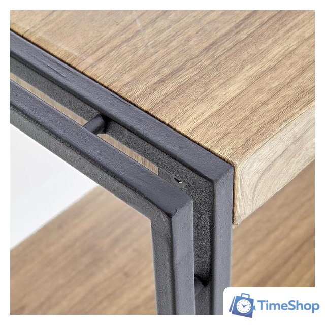 Стеллаж Halmar Bolivar Reg-1 (дуб золотой/черный) - Изображение №7 — Интернет-магазин Time-Shop