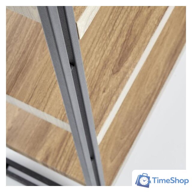 Стеллаж Halmar Bolivar Reg-1 (дуб золотой/черный) - Изображение №6 — Интернет-магазин Time-Shop