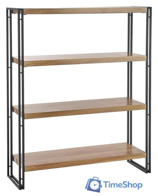 Стеллаж Halmar Bolivar Reg-1 (дуб золотой/черный) - Изображение №2 — Интернет-магазин Time-Shop