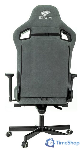 Игровое (геймерское) кресло Knight Hunter (серый Alfa 44) - Изображение №11 — Интернет-магазин Time-Shop
