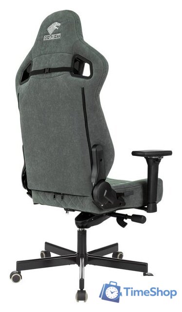 Игровое (геймерское) кресло Knight Hunter (серый Alfa 44) - Изображение №7 — Интернет-магазин Time-Shop