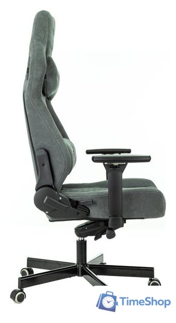 Игровое (геймерское) кресло Knight Hunter (серый Alfa 44) - Изображение №13 — Интернет-магазин Time-Shop