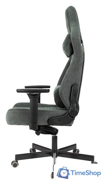 Игровое (геймерское) кресло Knight Hunter (серый Alfa 44) - Изображение №4 — Интернет-магазин Time-Shop