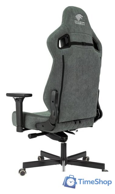 Игровое (геймерское) кресло Knight Hunter (серый Alfa 44) - Изображение №5 — Интернет-магазин Time-Shop