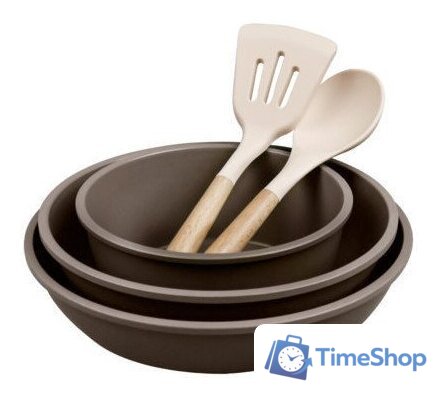 Набор сковород Lara LR01-300 (коричневый) - Изображение №3 — Интернет-магазин Time-Shop