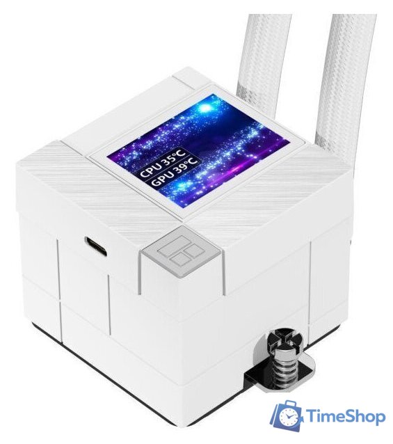 Система жидкостного охлаждения для процессора Thermalright Core Matrix 360 Vision ARGB (белый) - Изображение №6 — Интернет-магазин Time-Shop