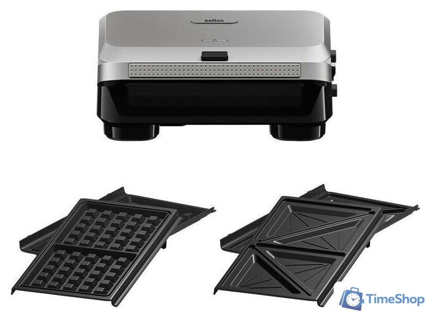 Многофункциональная сэндвичница Braun SnackMaker 5 SM5005 - Изображение №1 — Интернет-магазин Time-Shop