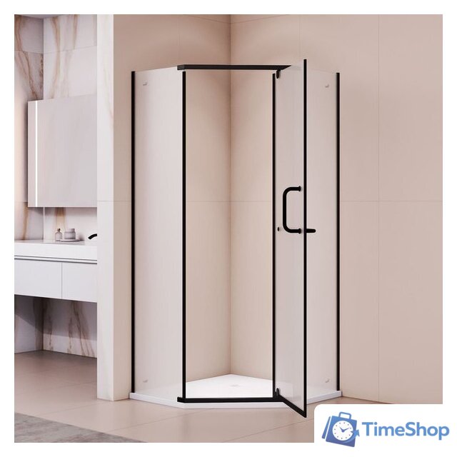 Душевой уголок RGW PA-081B 35088100-24 (черный/матовое стекло) - Изображение №2 — Интернет-магазин Time-Shop
