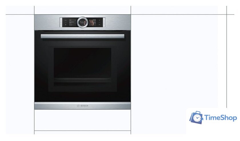 Электрический духовой шкаф Bosch HMG636RS1 - Изображение №2 — Интернет-магазин Time-Shop
