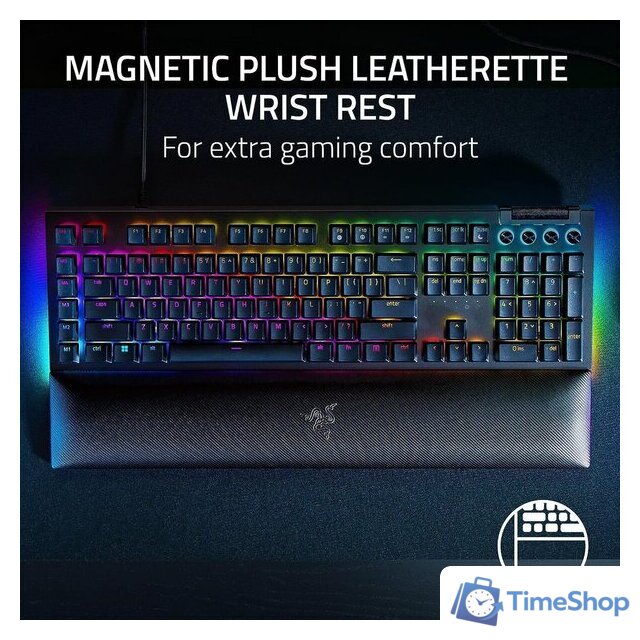 Клавиатура Razer BlackWidow V4 (Razer Yellow, нет кириллицы) - Изображение №10 — Интернет-магазин Time-Shop