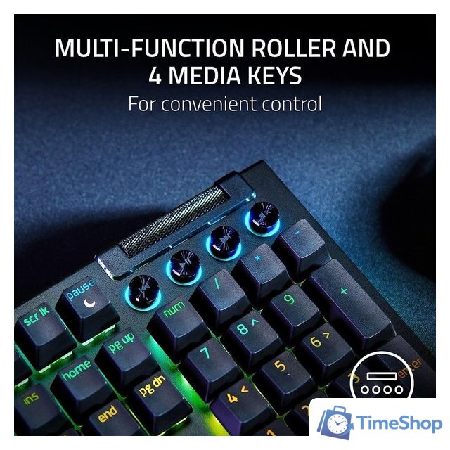 Клавиатура Razer BlackWidow V4 (Razer Yellow, нет кириллицы) - Изображение №12 — Интернет-магазин Time-Shop