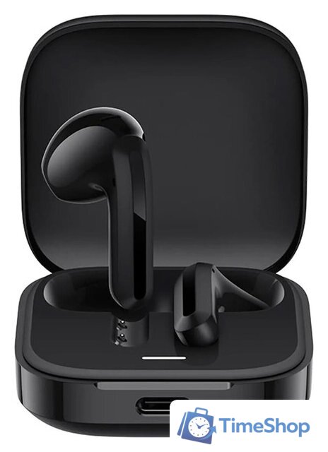Наушники Xiaomi Redmi Buds 6 Active M2344E1 (черный, международная версия) - Изображение №1 — Интернет-магазин Time-Shop