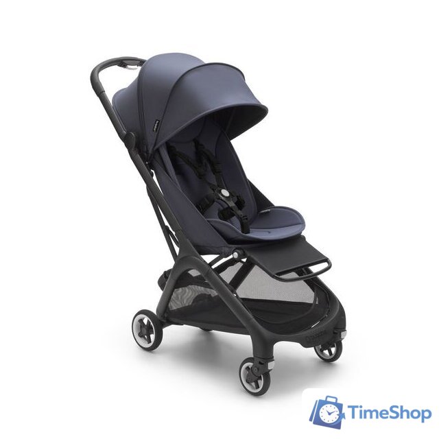 Коляска прогулочная «книга» Bugaboo Butterfly (black/stormy blue) - Изображение №4 — Интернет-магазин Time-Shop