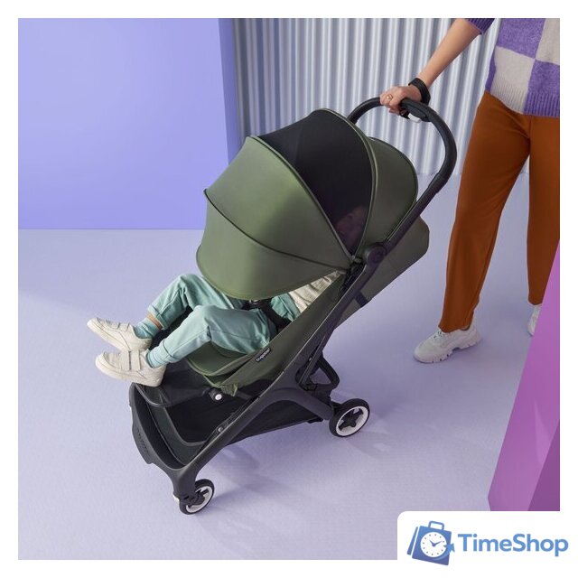 Коляска прогулочная «книга» Bugaboo Butterfly (black/stormy blue) - Изображение №13 — Интернет-магазин Time-Shop