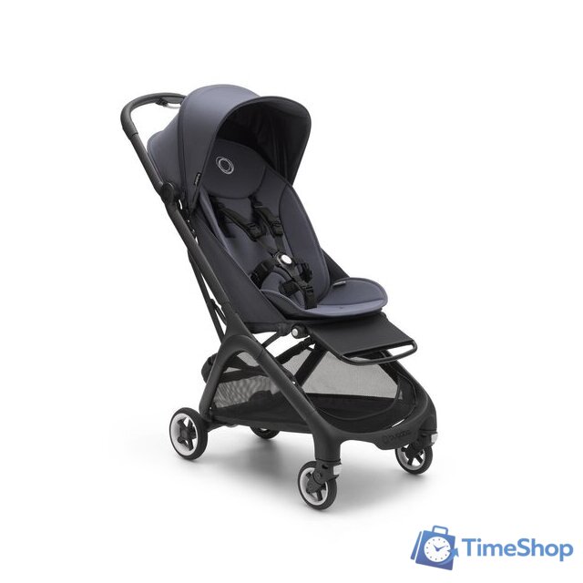 Коляска прогулочная «книга» Bugaboo Butterfly (black/stormy blue) - Изображение №12 — Интернет-магазин Time-Shop
