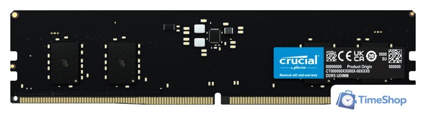Оперативная память Crucial 16ГБ DDR5 4800МГц CT16G48C40U5 - Изображение №1 — Интернет-магазин Time-Shop