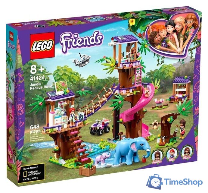 Конструктор LEGO Friends 41424 Джунгли: штаб спасателей - Изображение №1 — Интернет-магазин Time-Shop
