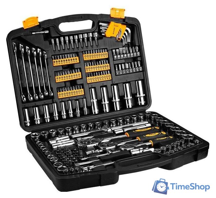 Универсальный набор инструментов Deko DKAT200 (200 предметов) - Изображение №1 — Интернет-магазин Time-Shop