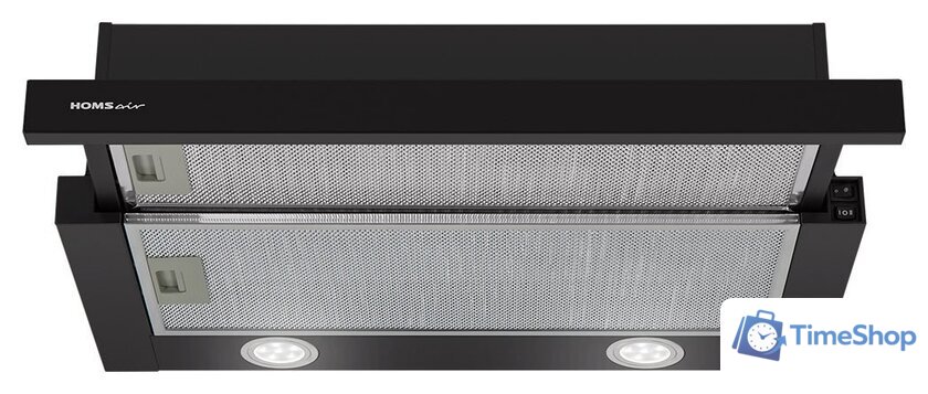 Кухонная вытяжка HOMSair Flat 50 (черный) - Изображение №7 — Интернет-магазин Time-Shop