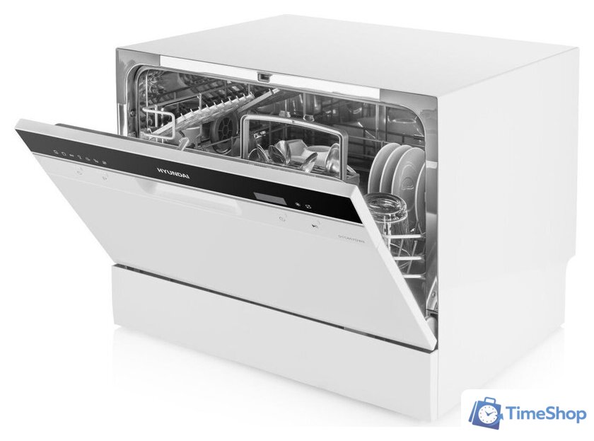Отдельностоящая посудомоечная машина Hyundai DTC657DW8F - Изображение №3 — Интернет-магазин Time-Shop