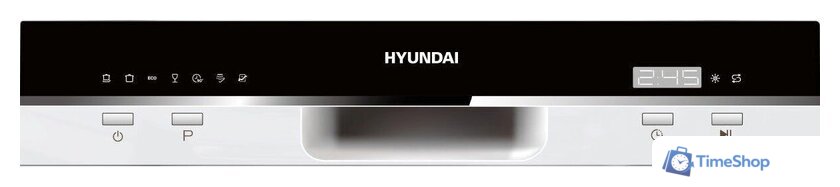 Отдельностоящая посудомоечная машина Hyundai DTC657DW8F - Изображение №4 — Интернет-магазин Time-Shop