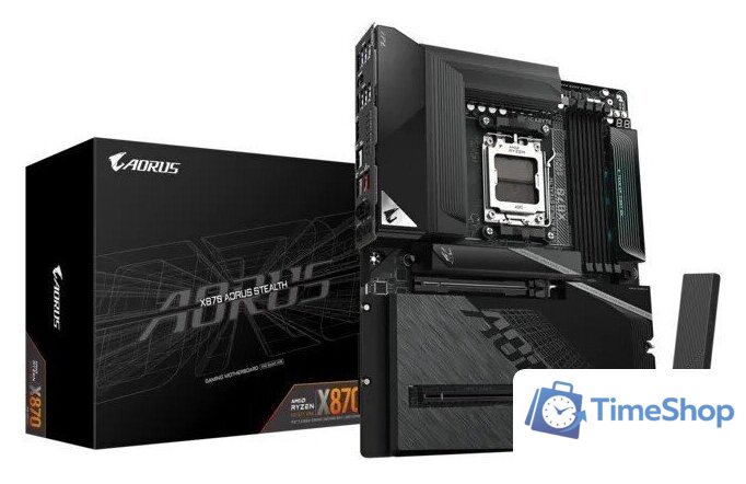 Материнская плата Gigabyte X870 Aorus Stealth - Изображение №4 — Интернет-магазин Time-Shop