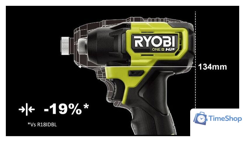 Винтоверт Ryobi RID18C-0 5133004938 (без АКБ) - Изображение №2 — Интернет-магазин Time-Shop