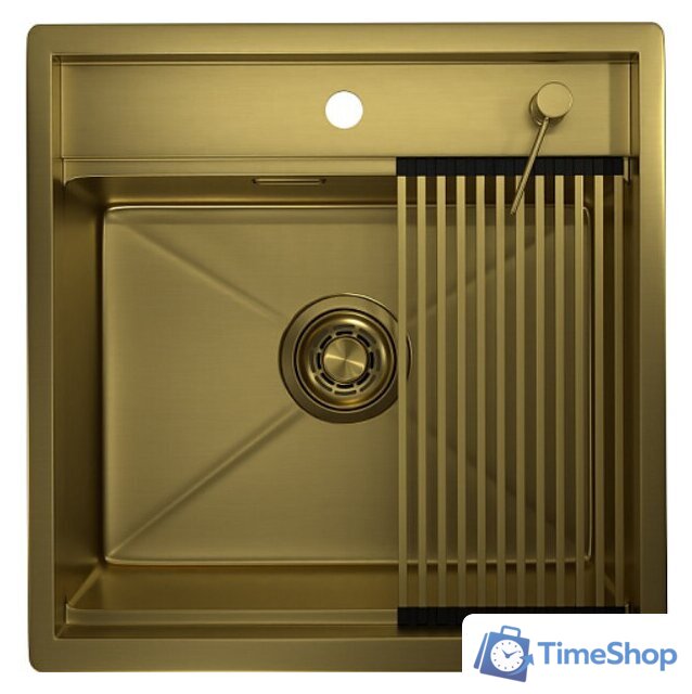 Кухонная мойка Granula GR-5051 (золото сатин) - Изображение №1 — Интернет-магазин Time-Shop