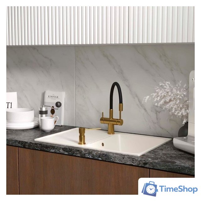 Кухонная мойка Reflexion Bolero RF0574WH - Изображение №2 — Интернет-магазин Time-Shop