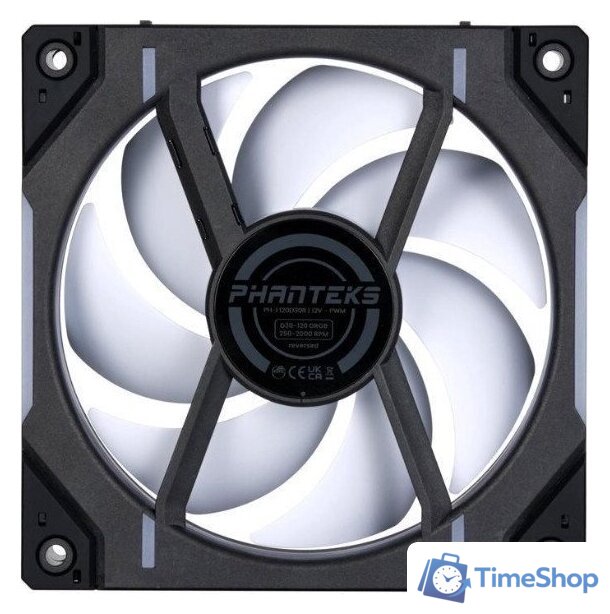 Комплект вентиляторов для корпуса Phanteks D30-120 D-RGB Reversed Black Triple PH-F120D30R_DRGB_PWM_BK01_3P - Изображение №7 — Интернет-магазин Time-Shop
