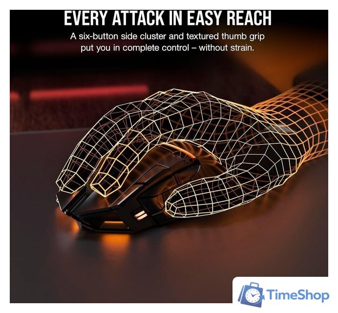 Игровая мышь Corsair Darkstar Wireless RGB - Изображение №8 — Интернет-магазин Time-Shop