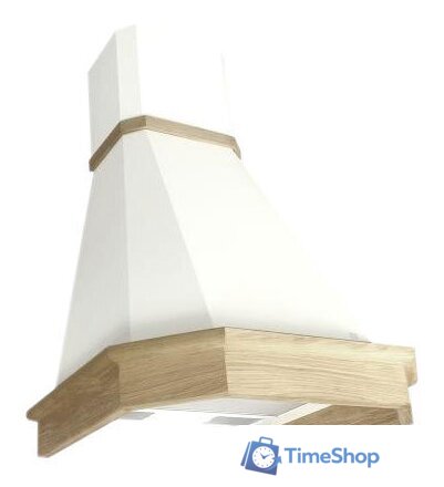 Кухонная вытяжка Elikor Камин Грань 90П-650-П3Л (бежевый/дуб неокрашенный) (840772) - Изображение №1 — Интернет-магазин Time-Shop