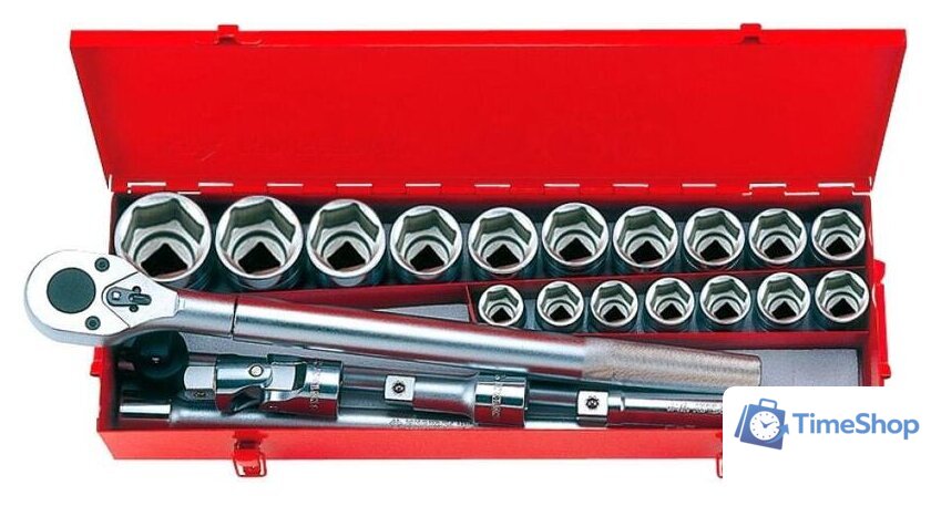 Набор трещотка с головками King Tony 6323MR (23 предмета) - Изображение №1 — Интернет-магазин Time-Shop